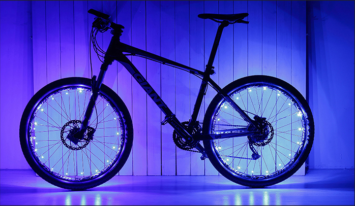 WheelLight.nl - Kleurrijke LED verlichting voor de fiets WheelLight Blauw